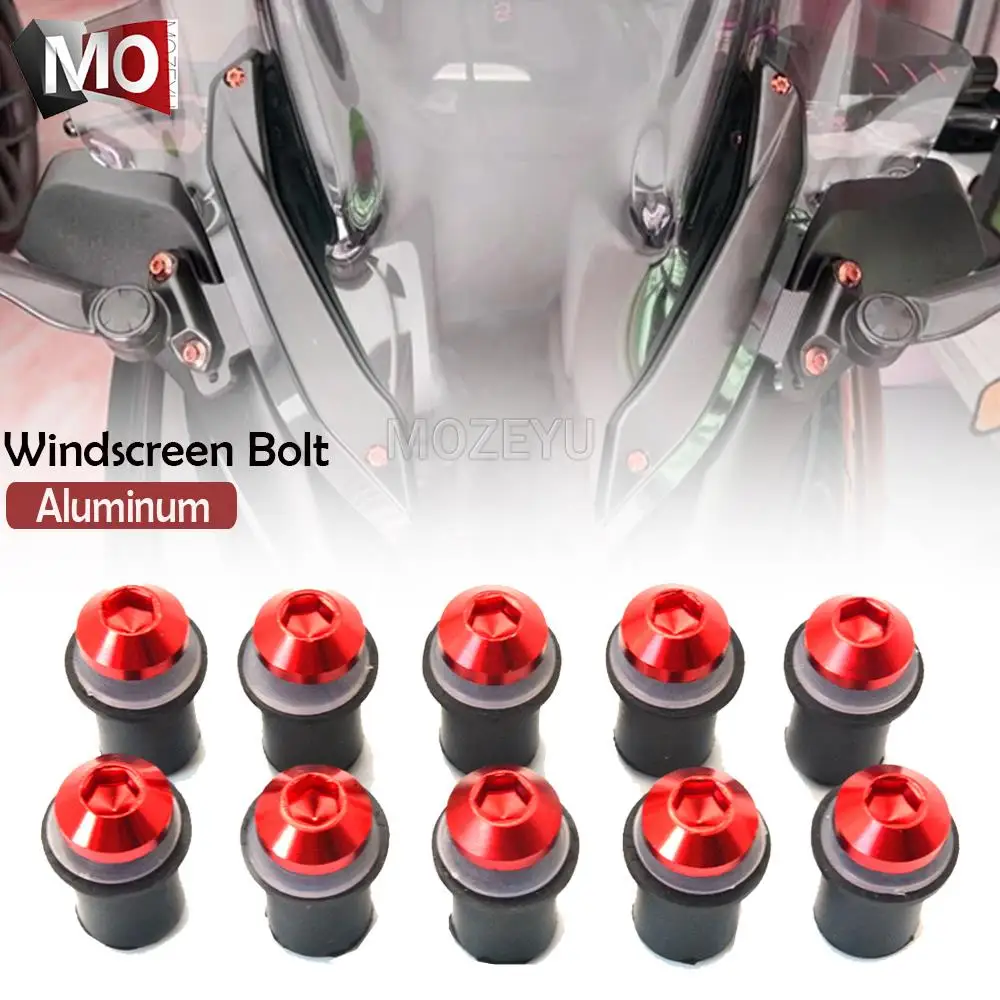 Per Sym Joymax 250I 300 Sym 150 125 Cts Cruisym 180 300I Maxsym 400 600 10 Pezzi Moto 5Mm Parabrezza Bulloni Vite