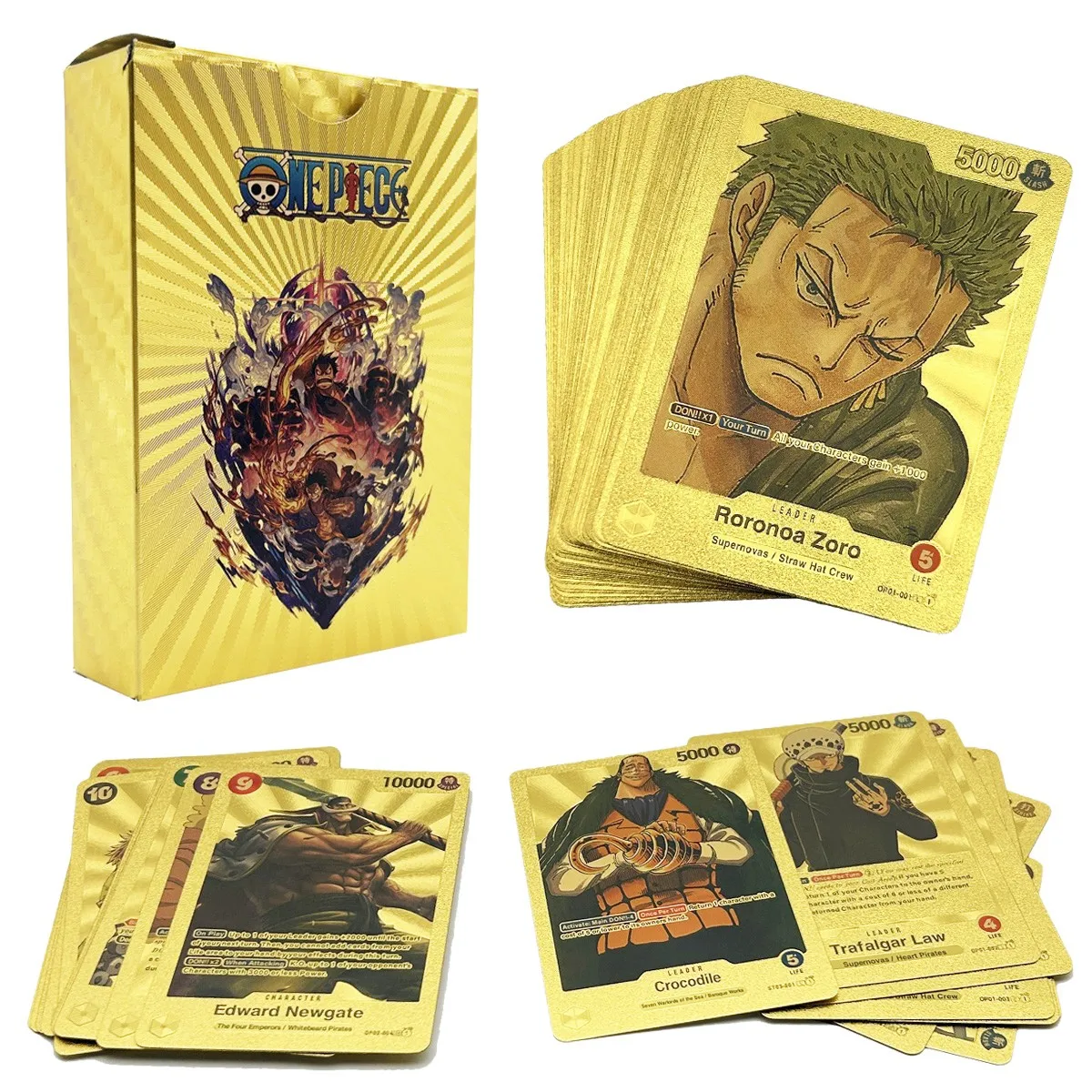 5-55Pcs Anime One Piece Card Rare Trading Collection Cards Anime Character Carte For Children Gift Toys Drop Shipping All'Ingrosso