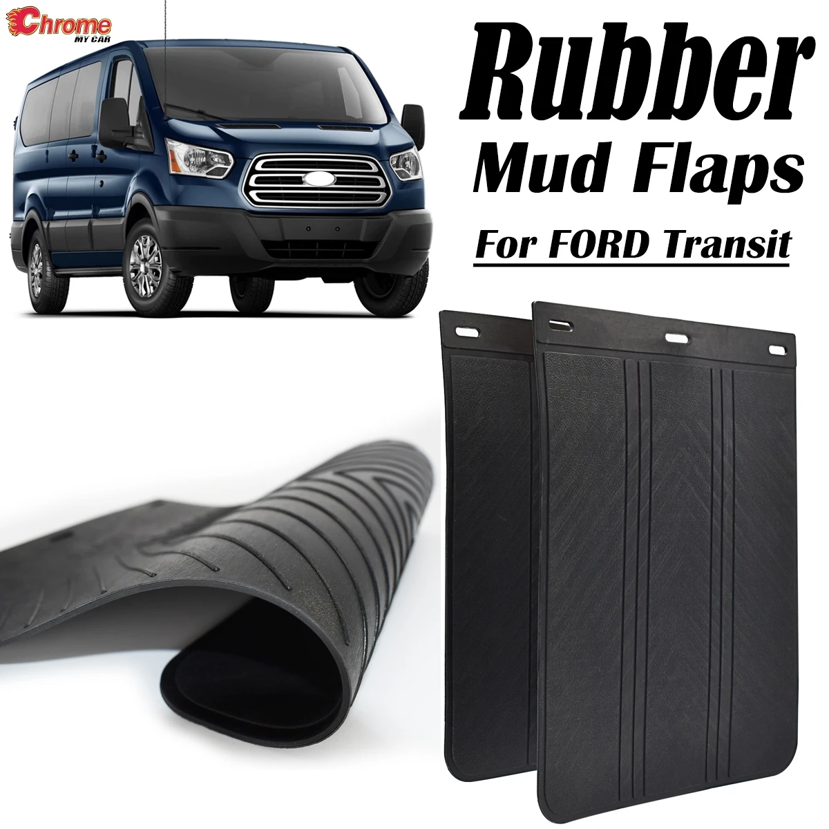 Paraspruzzi 2Pc Per Ford Ford Transit Connect Corriere Custom Mk6 Mk7 Mk8 Camper Van Paraspruzzi Paraspruzzi Accessori Parafanghi