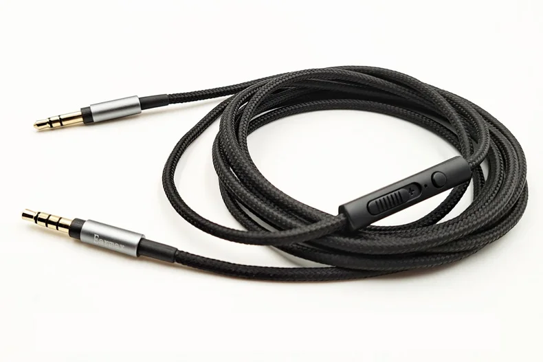 Cavo Audio In Nylon Con Microfono Per Playstation Gold/Platinum Wireless Stereo Jabra Revo/Move Style Edition Cuffie Wireless