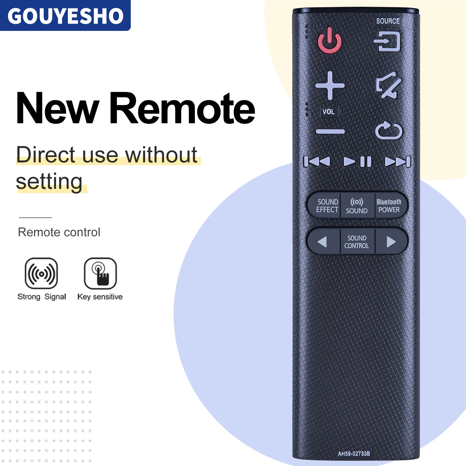 Nuovo Telecomando Ah59-02733B Per Samsung Sound Bar System Telecomando Hwj4000 Hwjm4000 Hw-J4000 Hw-K360 Hw-K450 Ps-Wk450
