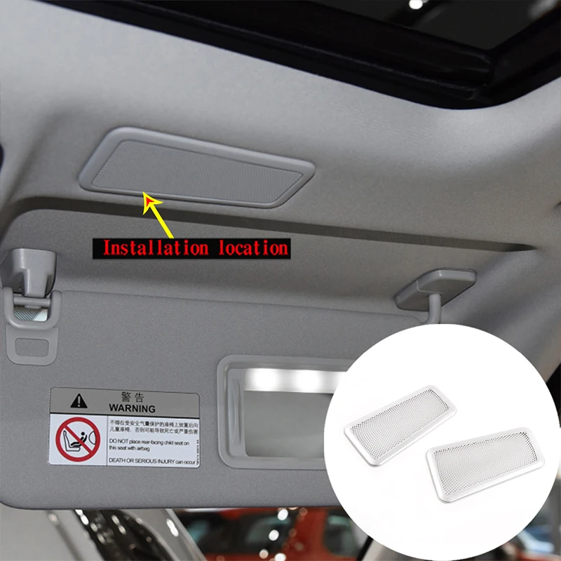 Per Land Rover Range Rover Sport Vogue 2020 -2022 In Acciaio Inox Tetto Auto Corno Griglia Tetto Altoparlante Copertura Corno Decorazione Copertura