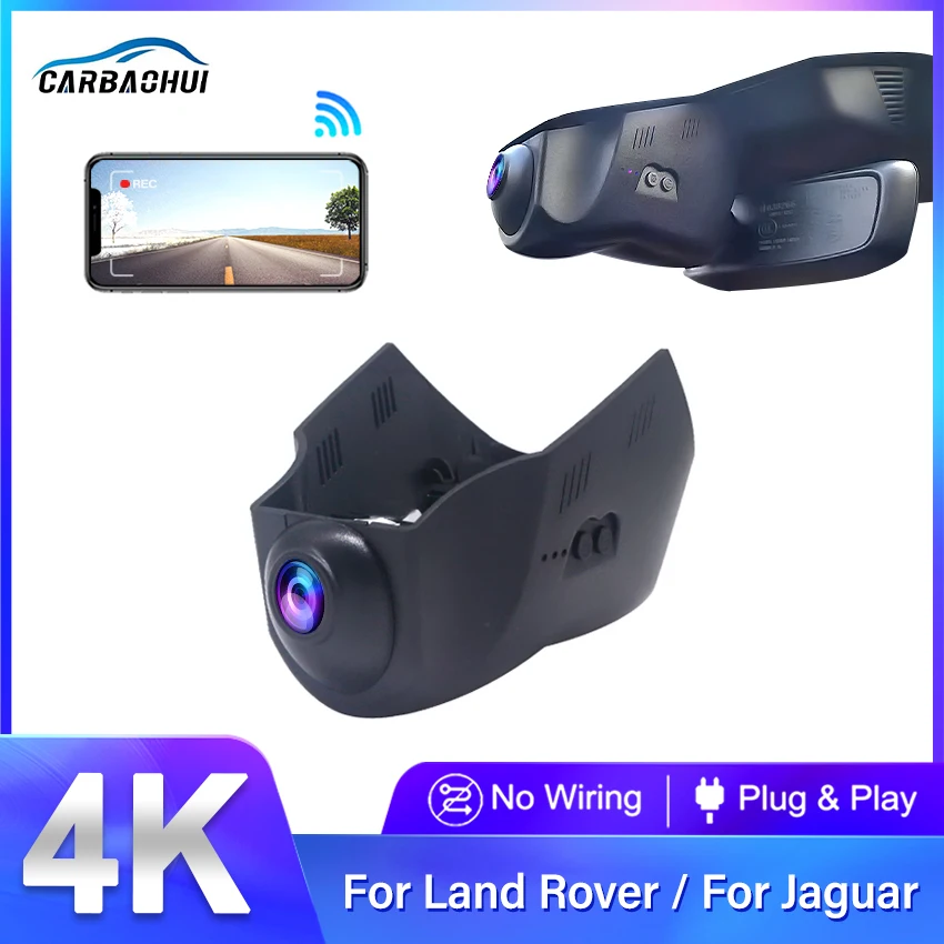 4K Car Dvr Dash Cam Fotocamera Anteriore E Posteriore Per Land Rover Discovery Sport 2015 -2022 Per Jaguar Xe Xel Xf Xfl F-Pace Dashcam