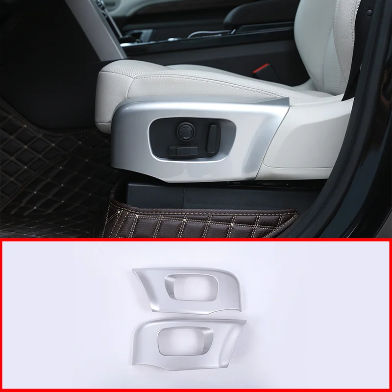 Per Land Rover Discovery 5 2014 - 2022 Abs Chrome Car Seat Side Cover Frame Trim Per Range Rover Velar Rr Sport 2018 2019