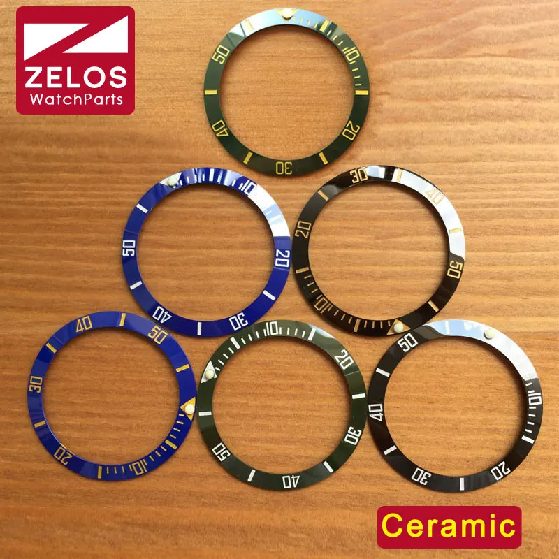 38Mm Nuovo Inserto Per Lunetta Per Orologio Rolex In Ceramica Di Alta Qualità Per Parti Di Ricambio Aftermarket Rlx Sub Sea Watch 116610 116613 114060