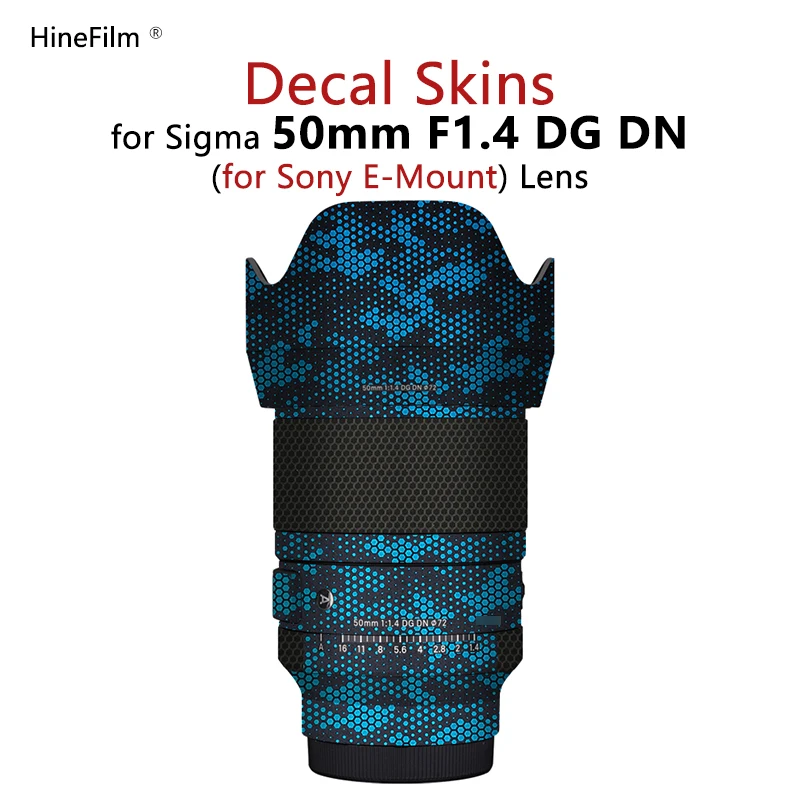 Nuovo Sigma 50 1.4 Adesivo Per Lenti Per Sigma 50Mm F1.4 Dg Dn Art Per Sony Mount Lens Skin Protector Antigraffio Coat Wrap Cover