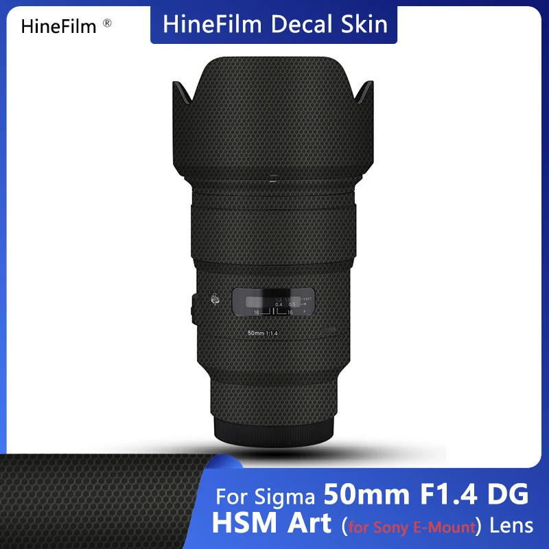 Sigma 50 1.4 / 50 F1.4 Lens Vinyl Decal Skin Wrap Per Sigma 50Mm F1.4 Art Dg Hsm Lens (Per Sony Fe Mount ) Sticker