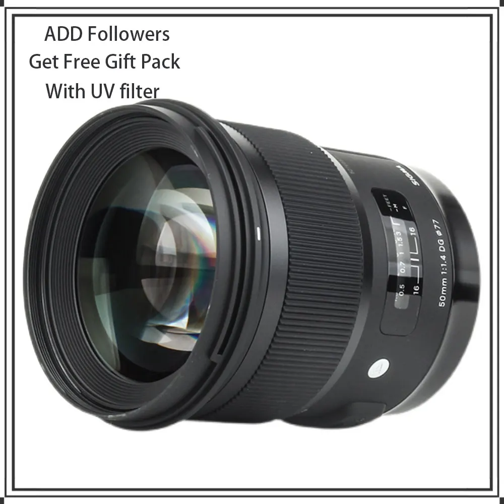 Sigma 50Mm F1.4 Dg Hsm Art Lens Per Canon Nikon Sony E Mount