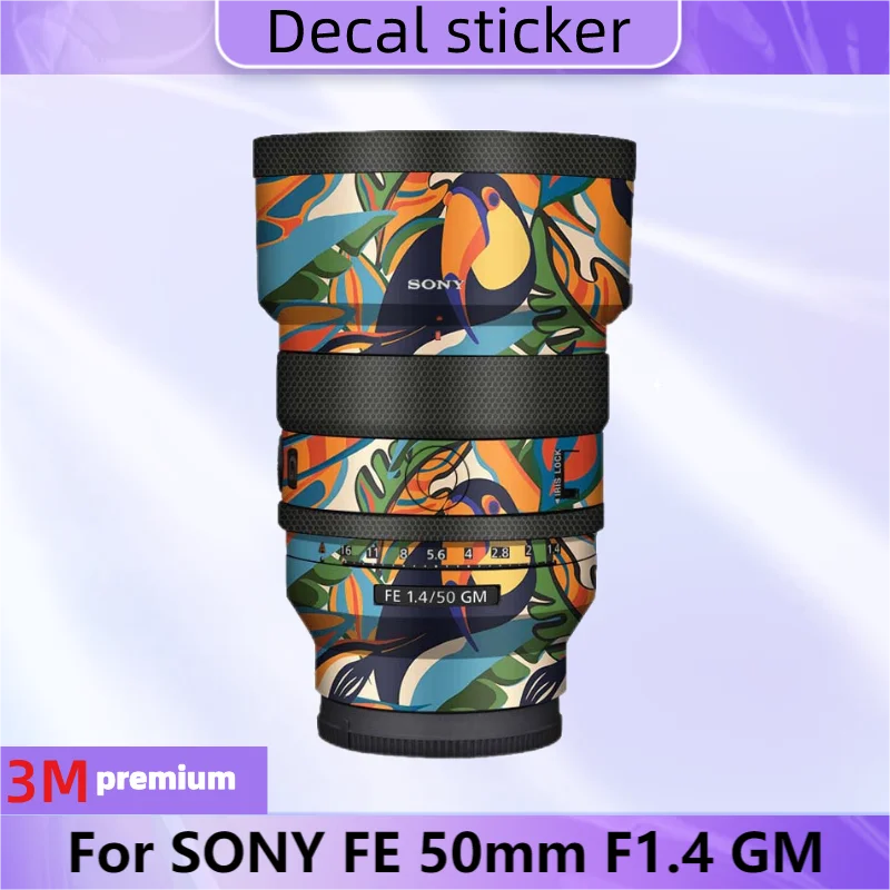 Per Sony Fe 50Mm F1.4 Gm Lens Sticker Decalcomania Protettiva In Vinile Pellicola Protettiva Antigraffio Coat F/1.4 1.4Gm 1.4/50