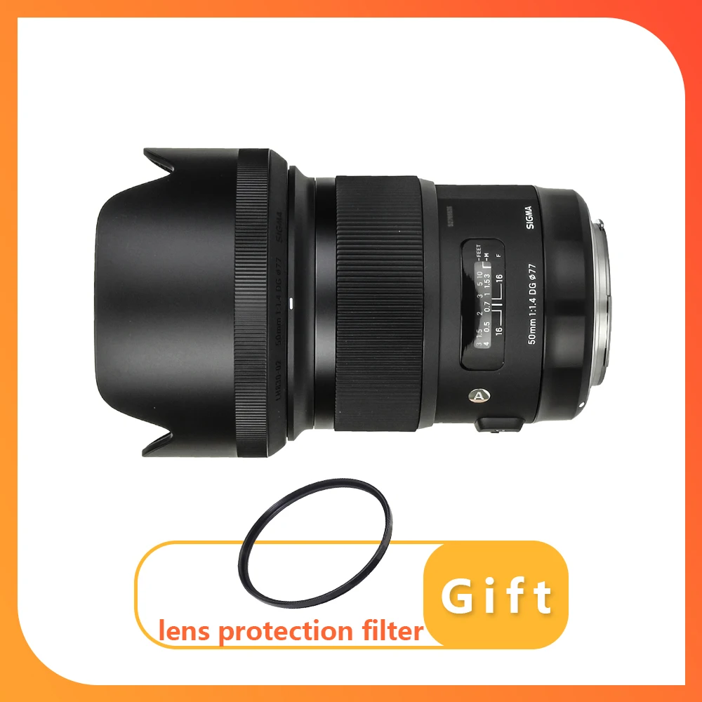 Sigma 50Mm F1.4 Dg Hsm Art Lens Per Canon Nikon Sony E Mount