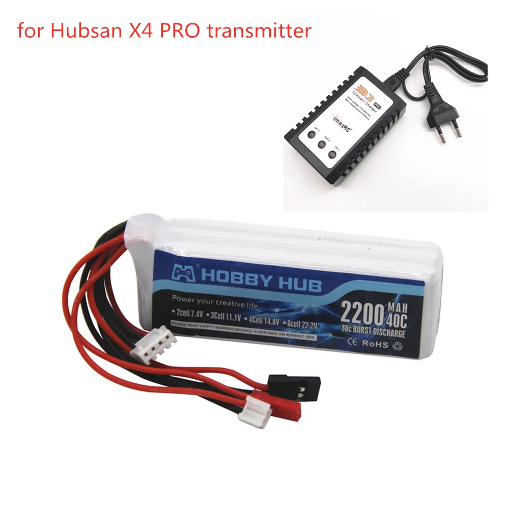 2200 Mah 11.1V Batteria Per Hubsan X4 Pro Trasmettitore/H109S/H501S/H502S/H301S Remote Controller Fpv1 H906A Batteria Di 6 Ore