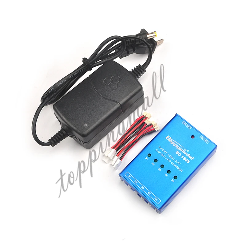 Bc-1S05 Hubsan In Lipo Battery Balance Adapter 3.7V Port Charger Cell Per Qx70 Qx80 Indoor Fpv