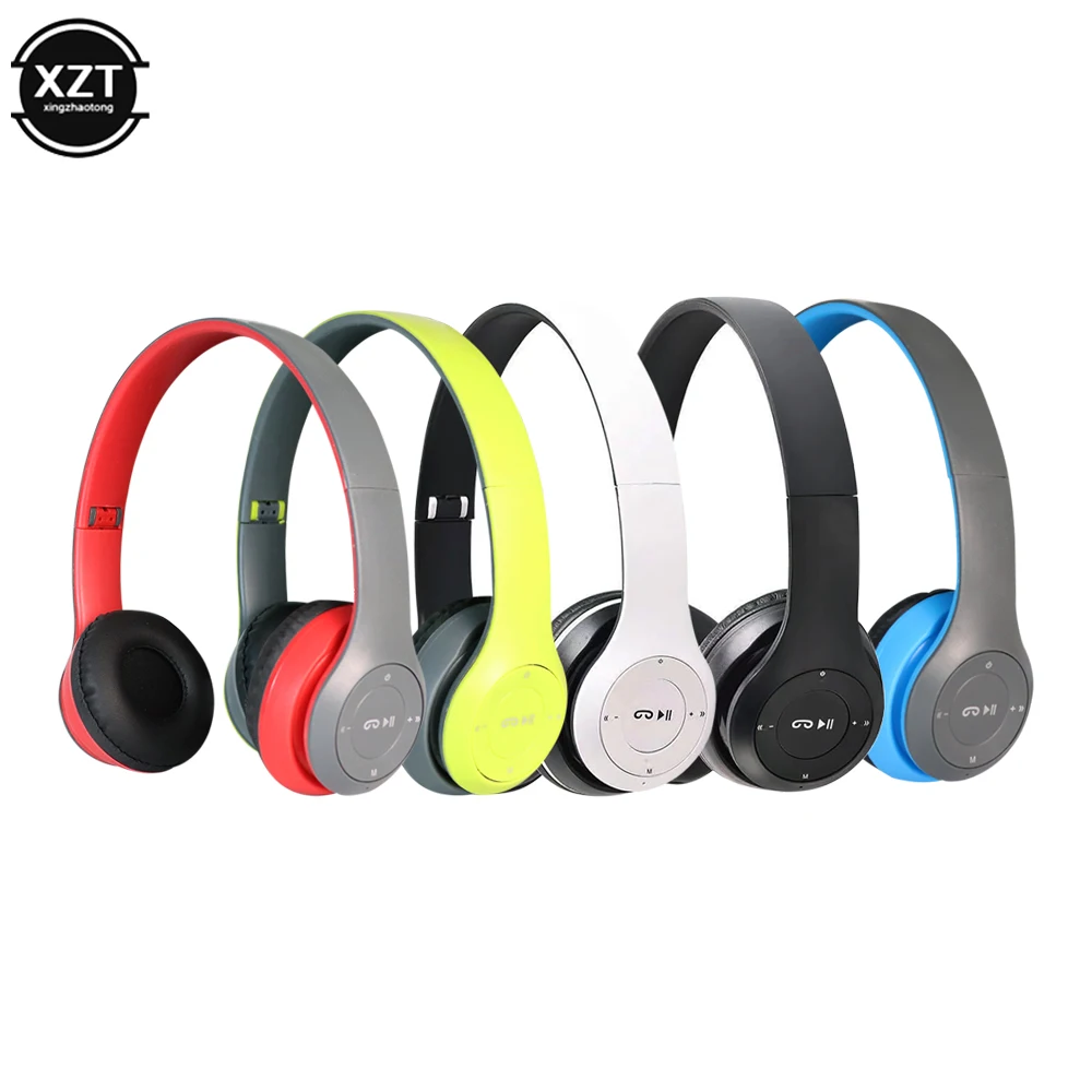 Cuffie Wireless 5.0 Auricolare Compatibile Con Bluetooth Con Memoria Tf Card Audifono Fm Headset Per Iphone Samsung Huawei Xiaomi