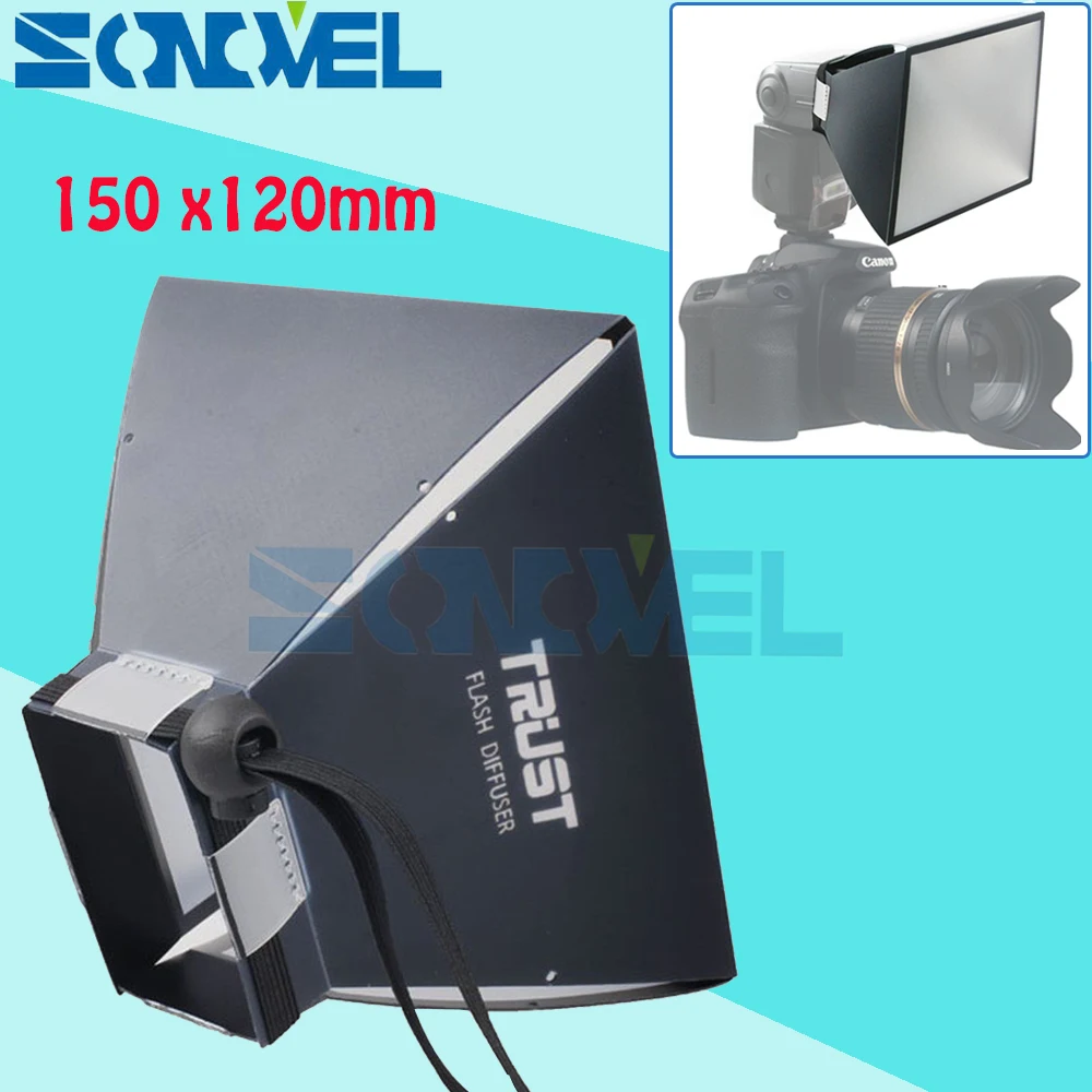 Universale Pieghevole Flash Diffusore Softbox Per Canon 600Ex-Rt 580Ex Ii 430Ex Ii 550Ex 540Ez 420Ex 430Ez 420Ez 380Ex 520Ex 300Tl