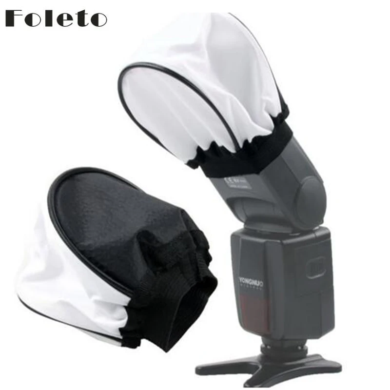 Foteto Flash Diffusore Fotocamera Diffusore Morbido Speedlite Per Canon Nikon Yongnuo Godox Flash Light 580Ex Ii 600Ex Rt Sb800 Sb600 430