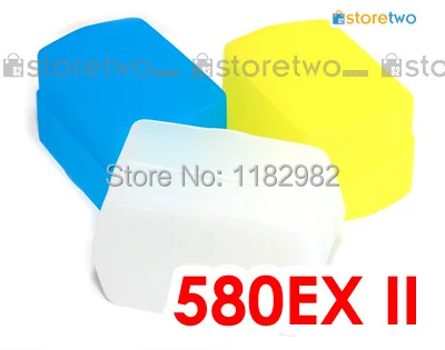 Universale Flash Box Diffusore Per 580Ex Yn560 Yongnuo 580 Ex/Ex Ii (Bianco Giallo Blu)