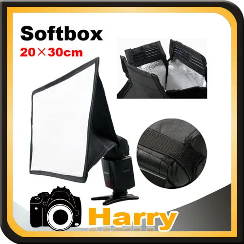 20X30 Cm Flash Softbox Diffusore Per Yn560, Yn468, Yn467, Yn465, Yn460 Ii, Yn462, Yn460 580Ex 430Ex Sb600 Sb900