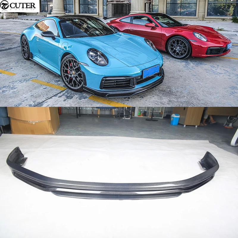 Labbro Anteriore Frp In Fibra Di Carbonio Stile 911 992 Ta Per Porsche 911 992 Carrera 911 992 2019