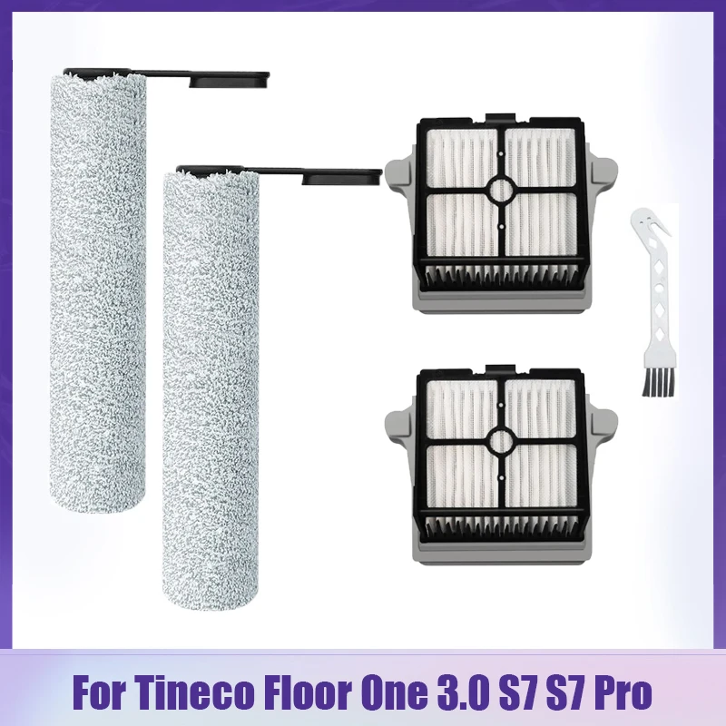 Per Tineco Floor One 3.0 S7 S7 Pro 2.0 Pro Led Aspirapolvere Portatile Wet Dry Wash Accessori Filtro Hepa Spazzola A Rullo Morbida