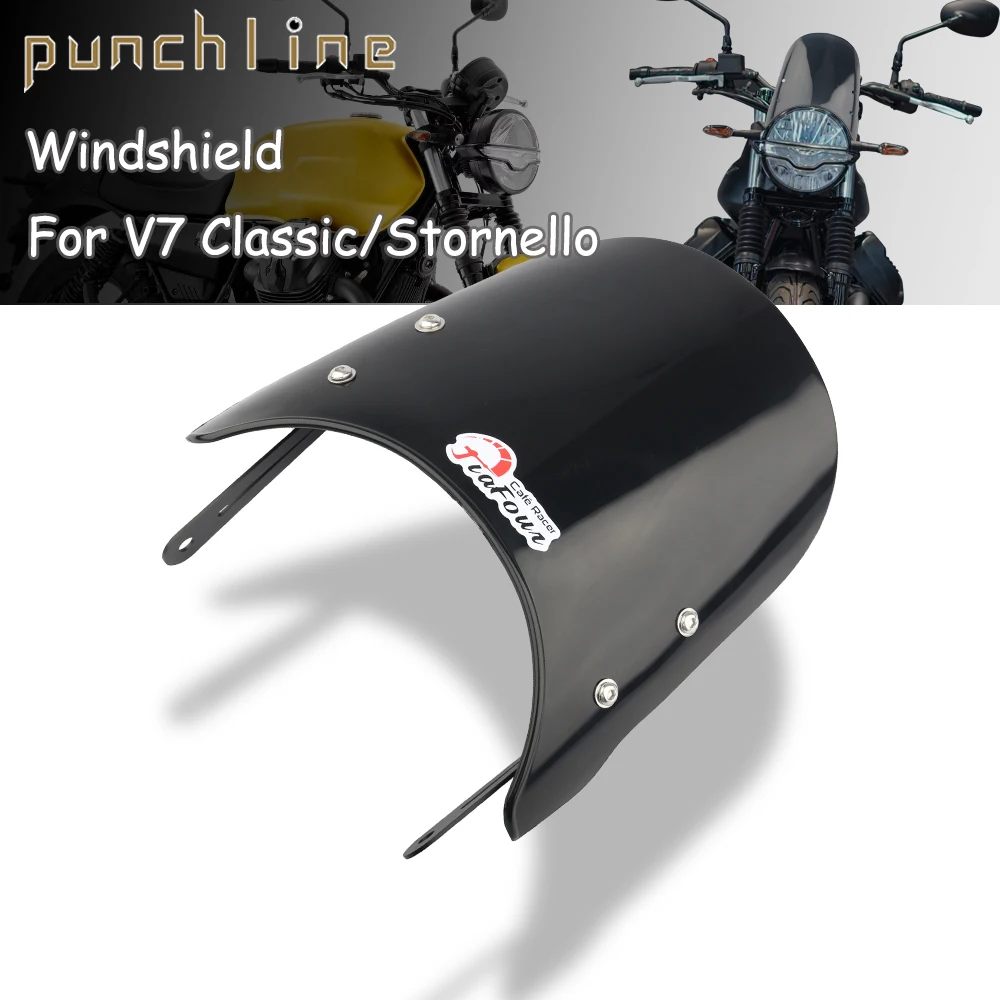 Misura Per V7 Iii V 7 Classic/Stornello/Trofeo Stone/Special/Custom V9 Bobber V 9 Roamer Parabrezza Parabrezza Deflettori Del Vento