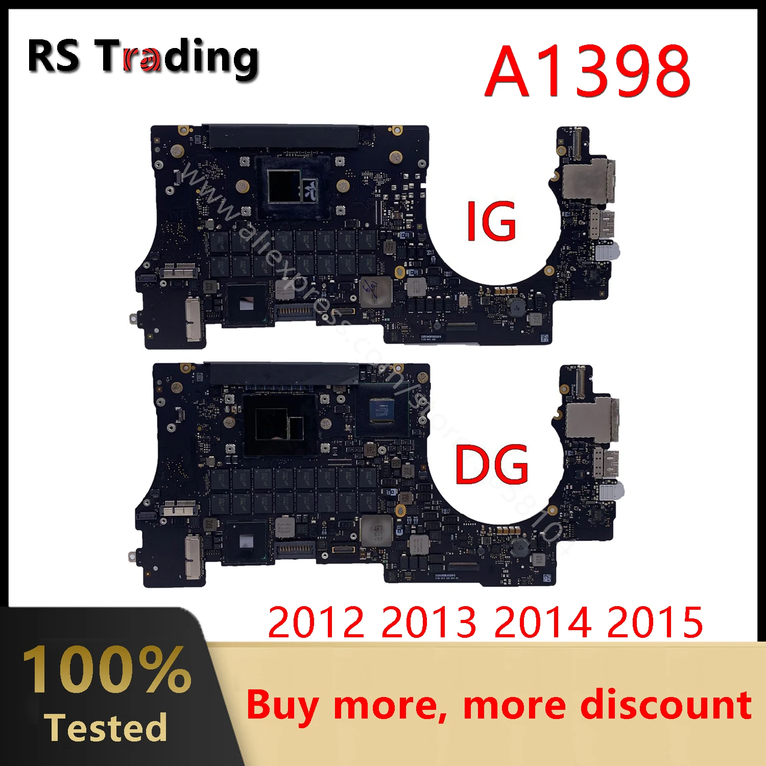 Per Macbook Pro 15 "A1398 Scheda Logica 820-3332-A 820-3787-A 820-3662-A 820-00138-A 2012 2013 2014 2015 Scheda Madre