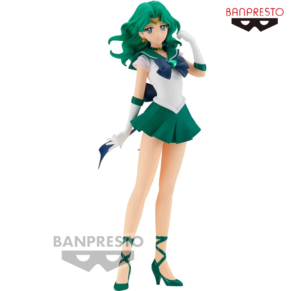 Banpresto Glitter Glamours Sailor Moon Cosmos Super Sailor Neptune Sprays Kaioh Da Collezione Anime Figure Figurine Toys