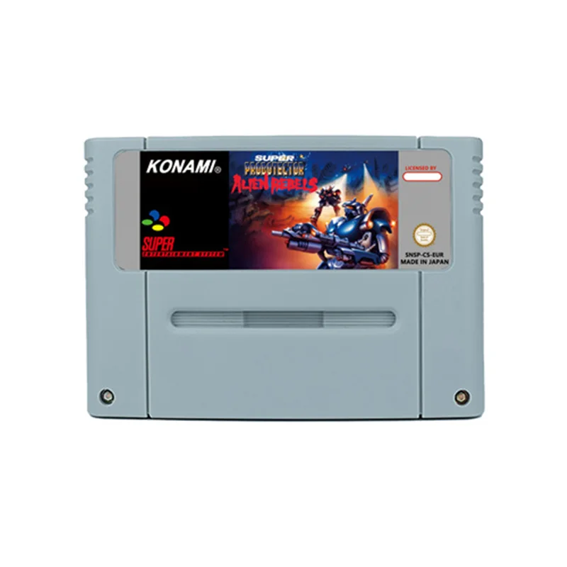 Super Probotector - Alien Reflers Action Game Per Snes 16 Bit Retro Cart Regalo Per Bambini