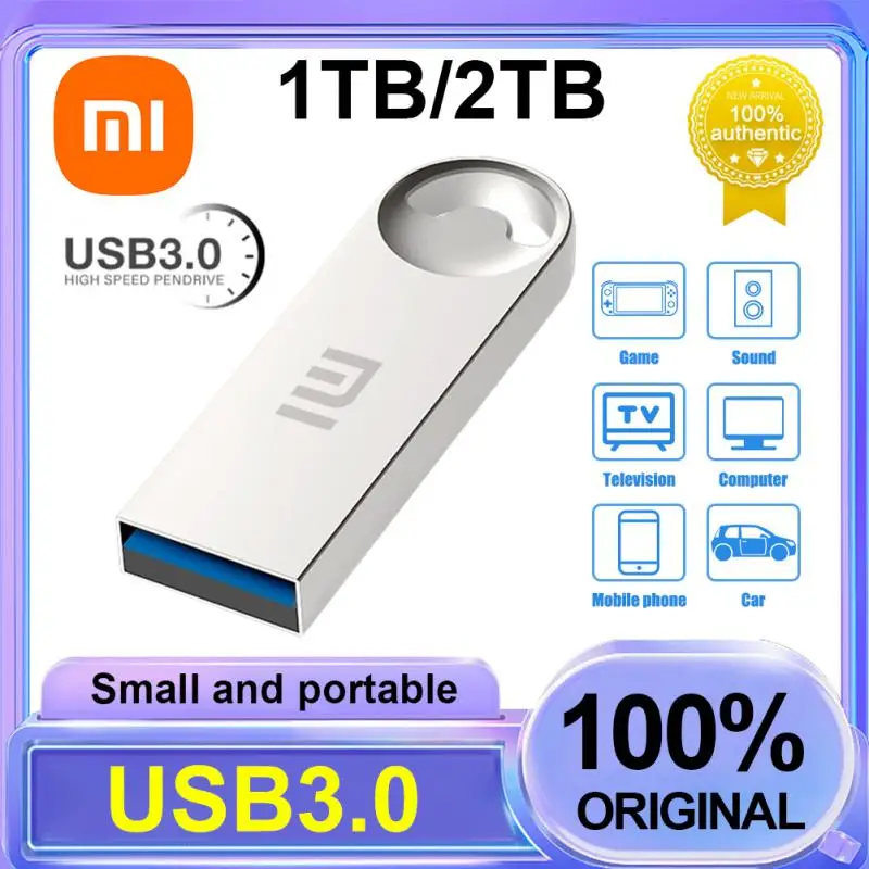 Xiaomi Usb 3.0 Flash Drive Pen Drive Ad Alta Velocità 2Tb 1Tb Usb 3.0 Memory Stick 512Gb Flash Pendrive Metal Memoria Usb Disk