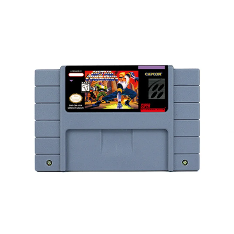 Capitano Commando Action Game Per Snes 16 Bitretro Cart Regalo Per Bambini