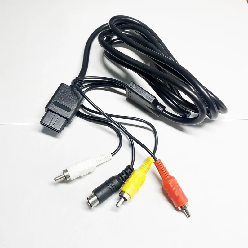 Cavo S-Video Cavo Av 3Rca Per N64 Per Snes Per Gamecube Gc