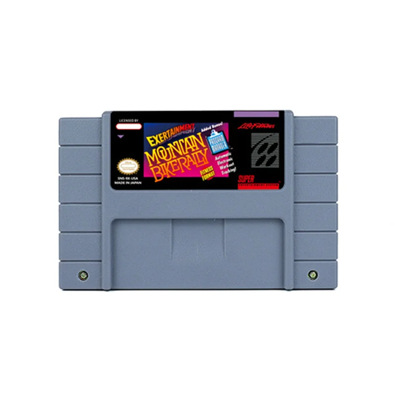 Exertainment Mountain Bike Rally Rpg Gioco Per Snes 16 Bit Retro Cart Regalo Per Bambini
