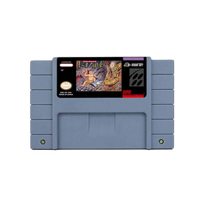 Super Adventure Island Action Game Per Snes 16 Bit Retro Cart Regalo Per Bambini