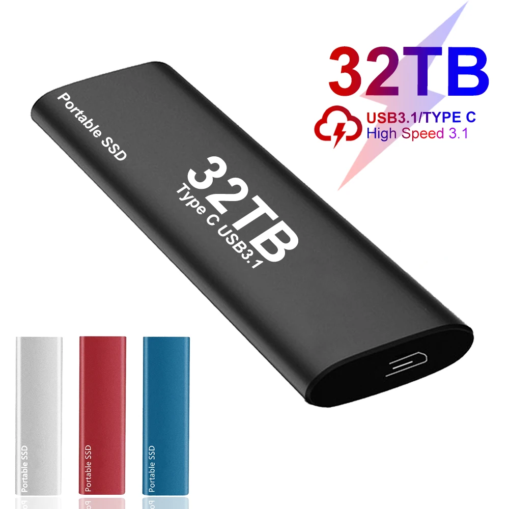 Super High Speed Ssd Sata 1Tb 2Tb 100% Capacità Reale Ssd Portatile 4Tb 8Tb Usb Flash Hard Drive 16Tb Pen Drive Disco Duro Externo