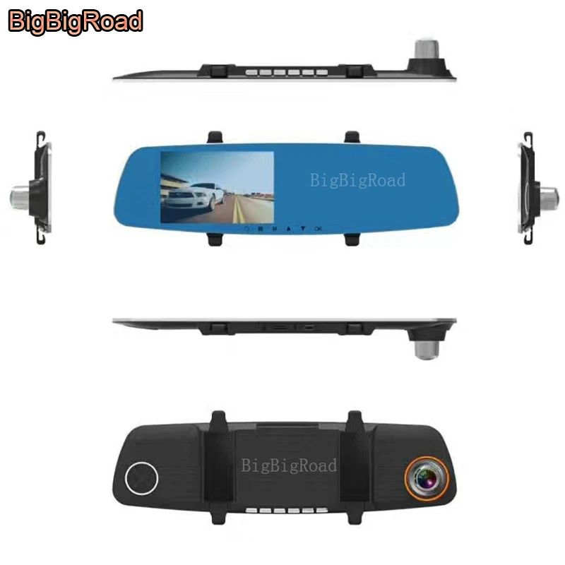 Bigbigroad Per Renault Duster Megane 2 Captur Fluence Dacia Sandero Stepway 2022 Videoregistratore Dvr Per Auto Dual Camera Dash Cam