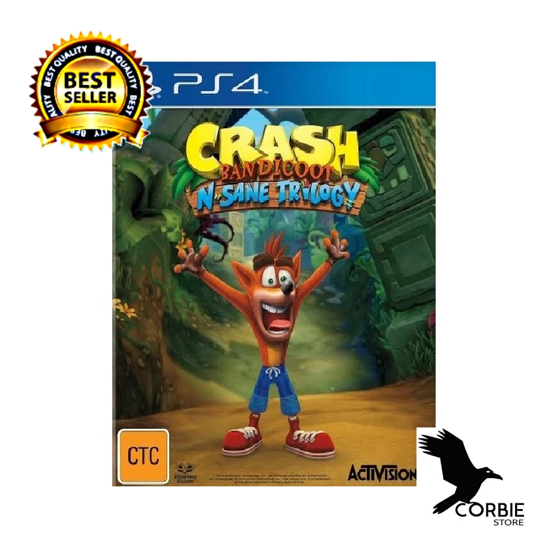 Crash Bandicoot N. Sano Trilogia Ps4 Gioco Originale Playstatian 4 Game