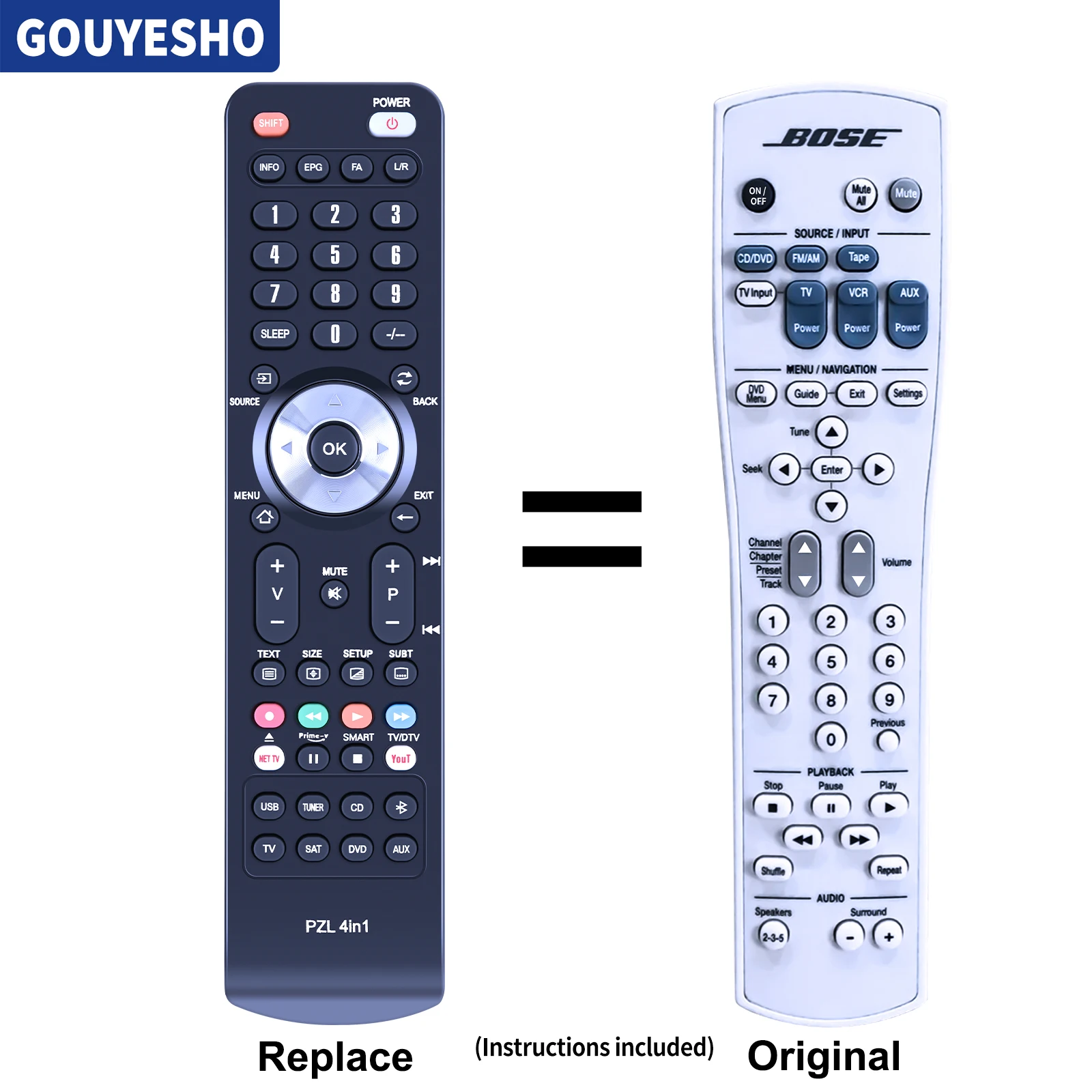 Nuovo Rc28T1-27 Per Bose Lifestyle 28 Telecomando Av28 Versione Dell'Altoparlante Del Sistema Di Intrattenimento Domestico Degli Stati Uniti