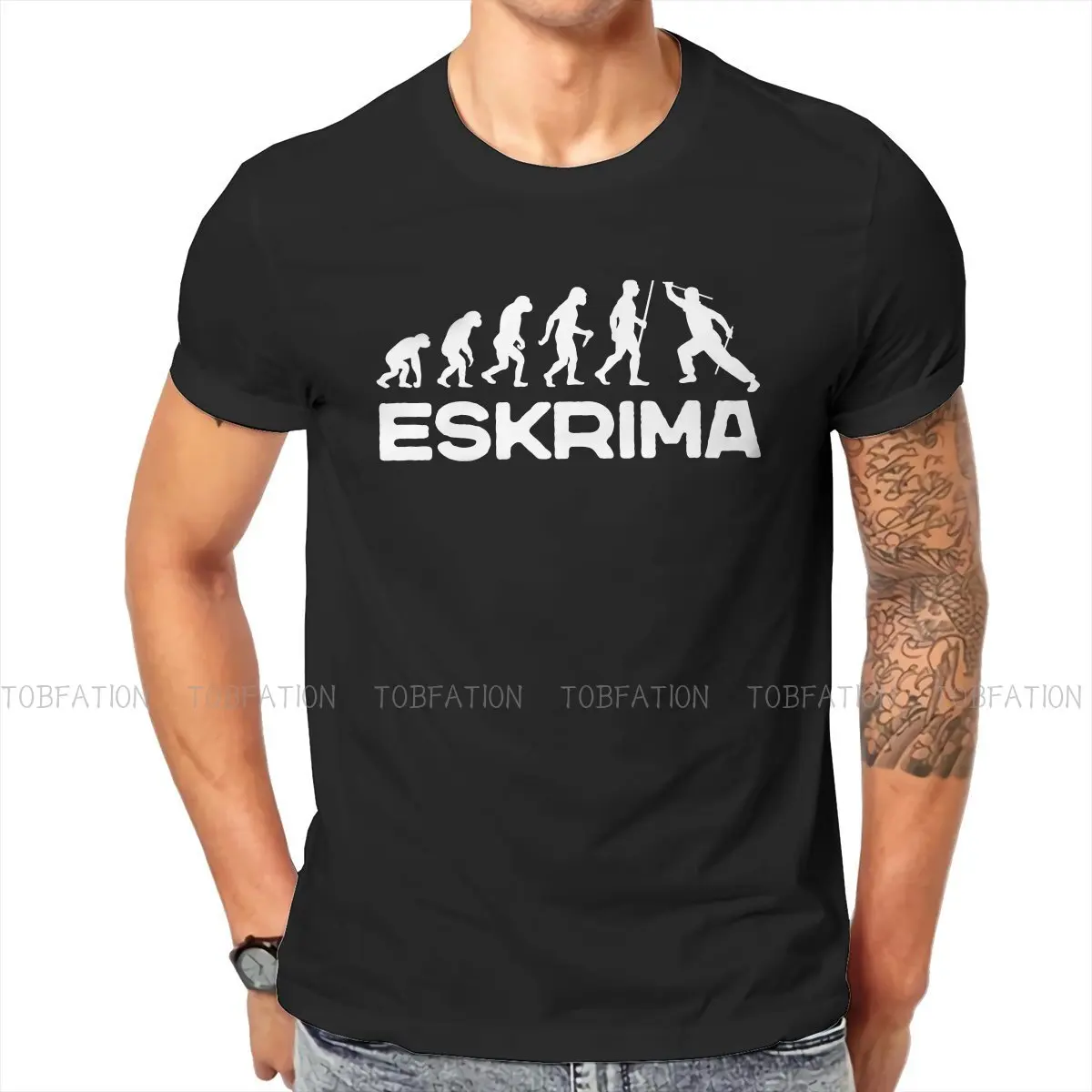 Fma Sparring Sticks Evolution Maglietta Unica Eskrima Kali Arnis Regalo Creativo Di Alta Qualità Vestiti Maglietta Roba Ofertilizzanti