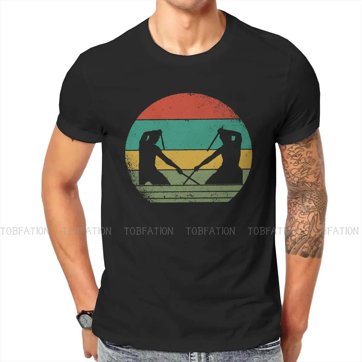 Fma Sparring With Escrima Sticks Maglietta Hip Hop Eskrima Kali Arnis Style Top Maglietta Comoda Uomo Manica Corta Abiti Regalo