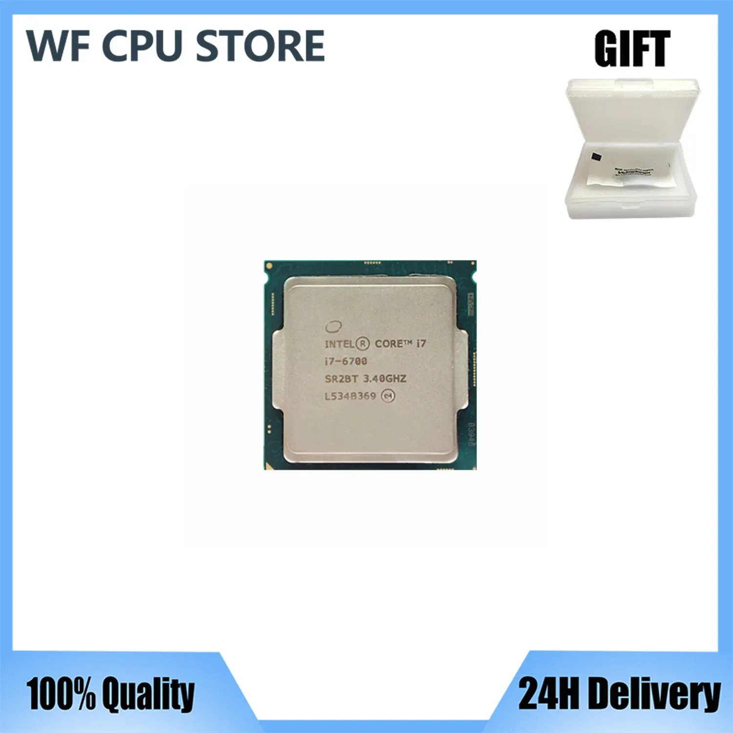 Cpu Prosesor Intel Core I7-6700 I7 6700 Lga 1151 8Mb Di Cache 3.4Ghz Quad Core 65W