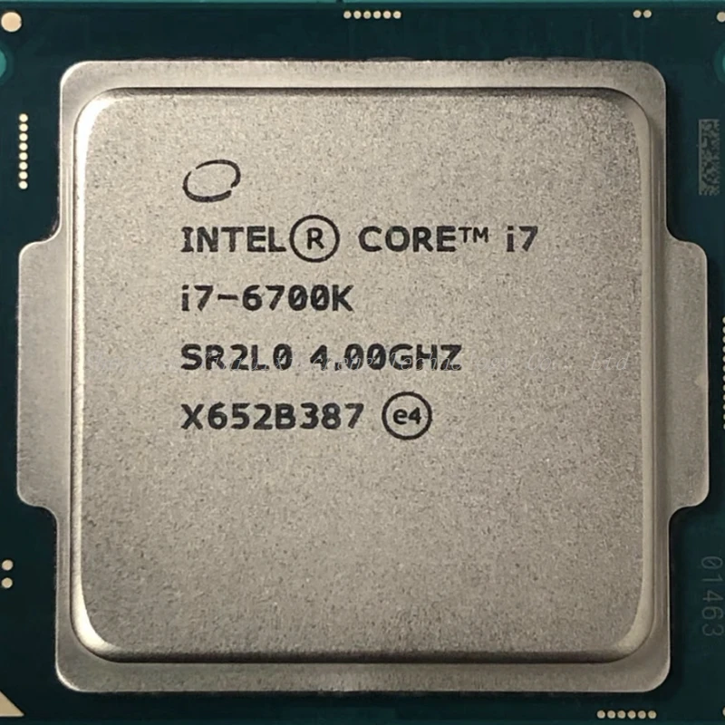 Processore Cpu Intel Core I7-6700K I7 6700 K I7 6700 K 4.0 Ghz Quad-Core A Otto Thread 91W Lga 1151