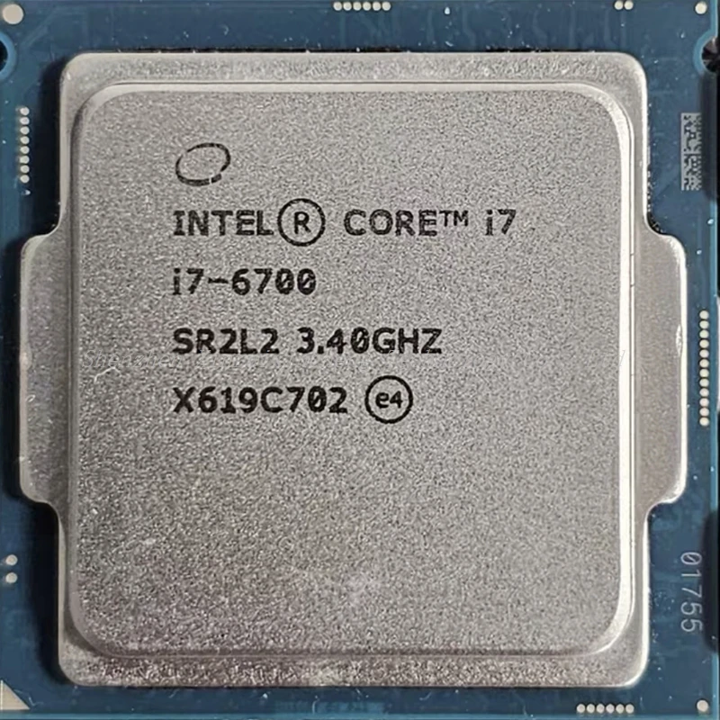 Processore Cpu Intel Core I7-6700 I7 6700 3.4 Ghz Usato Quad-Core A Otto Filettature 65W Lga 1151