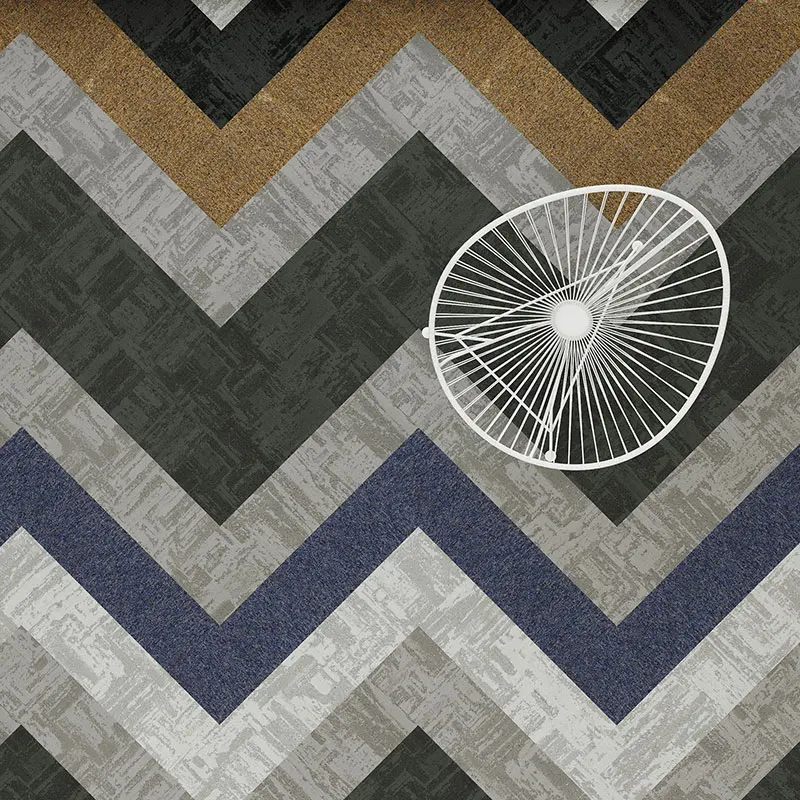 Alfombras Para Sala Tappeti Pieghevoli Design Quadrato Moderno Moquette Moquette Piastrelle Prezzo Unitario/Pezzo