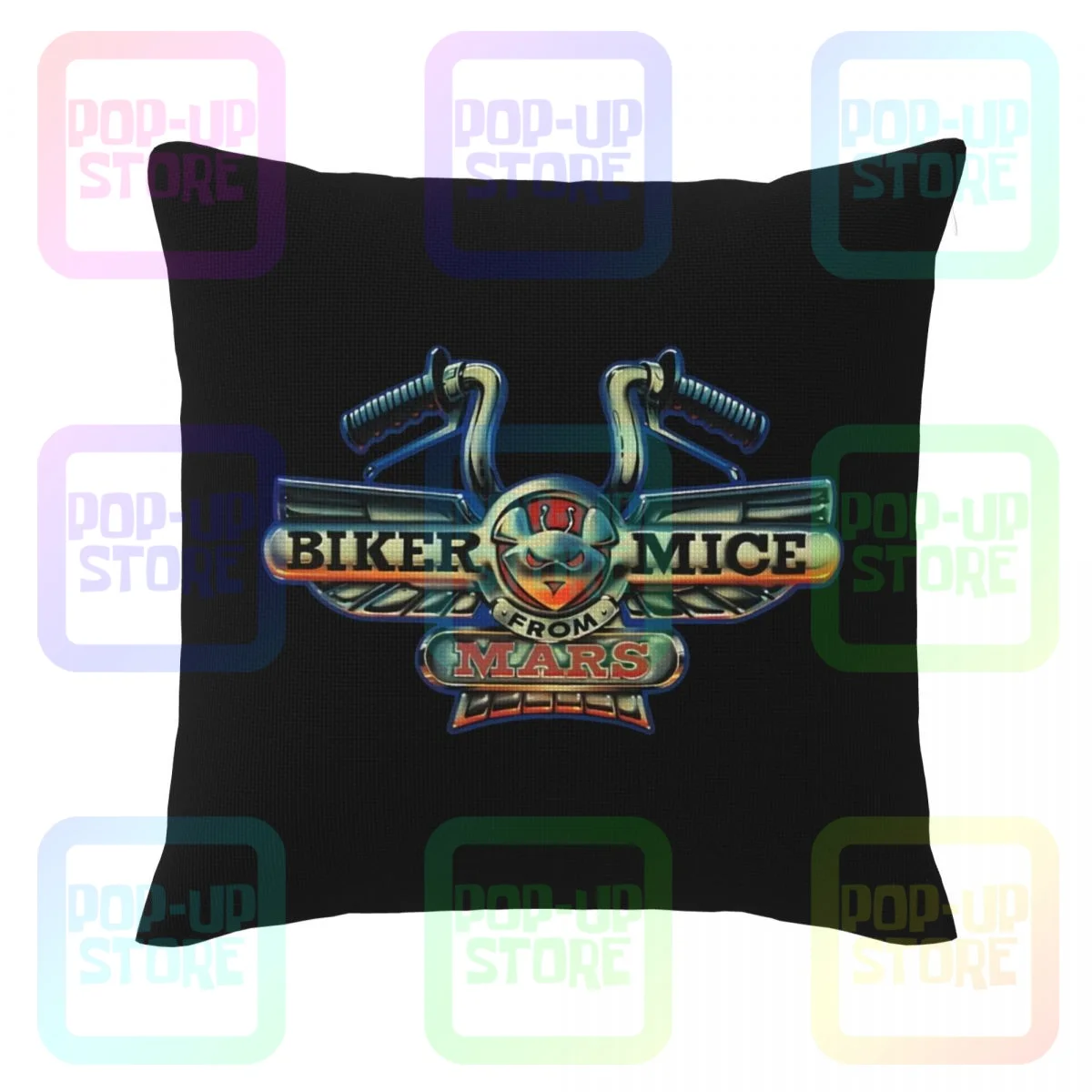 Cartoon Biker Mouse From Mars V1 Rimfire Serial Tv Logo Lino Federa Copriletto Traspirante