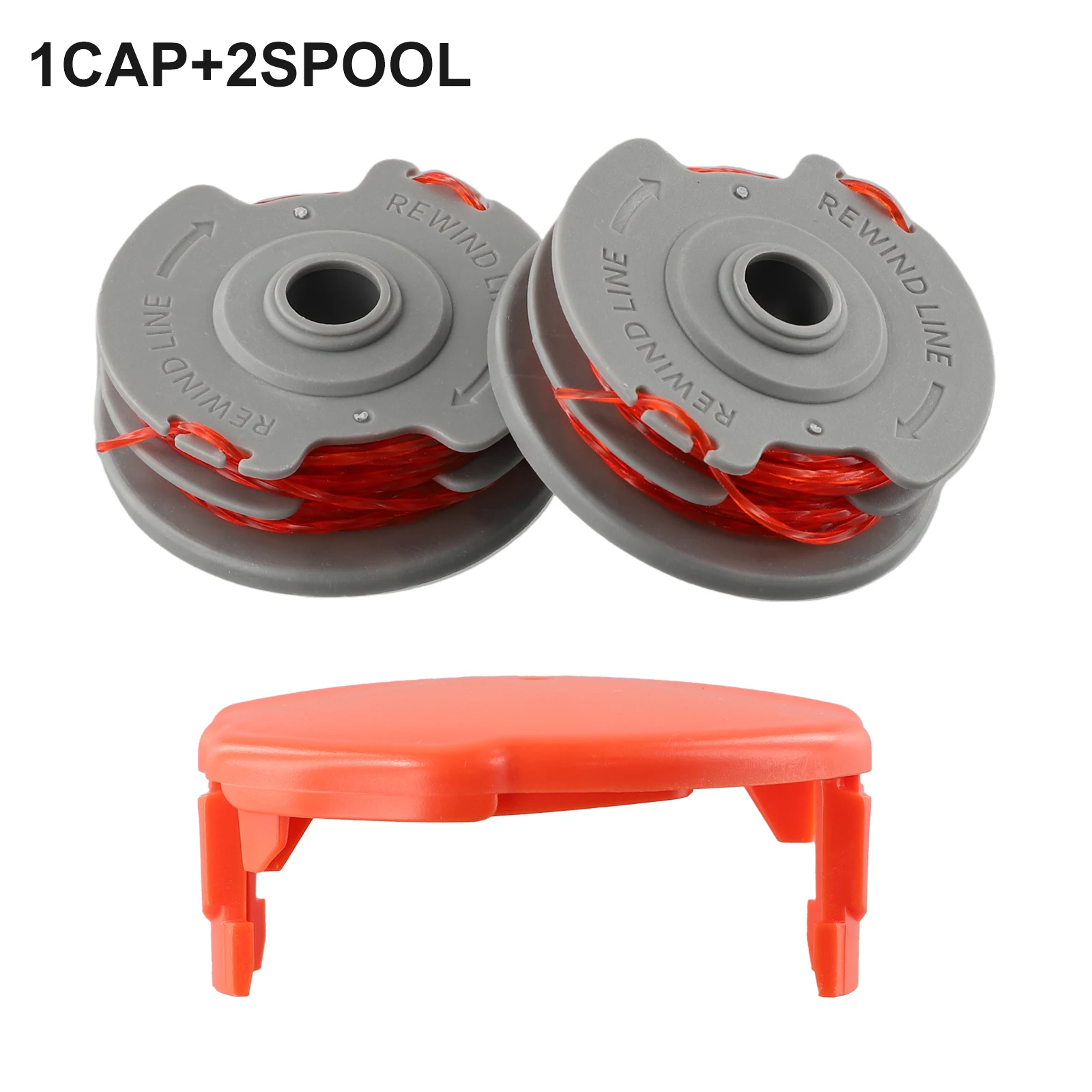Strimmer Trimmer Spool & Line Per Flymo Contour 500 Power Plus 500 & 500Xt Trimmer Sostituzione Coperchio Bobina Cap E Bobina Set