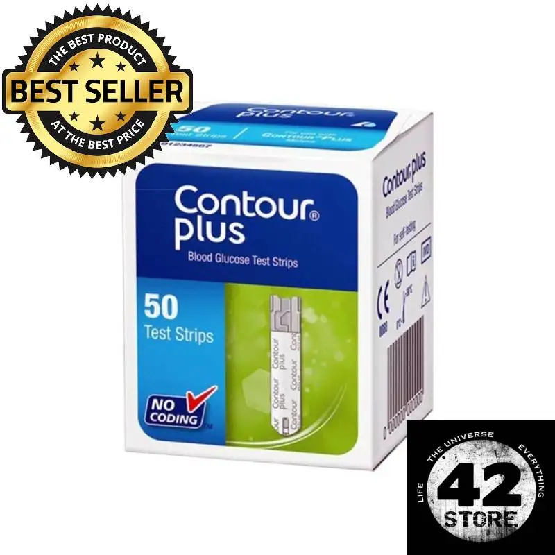 Bayer Contour Plus Striscia Reattiva Per Glicemia 1 Scatola Di 50 Kit Di Test