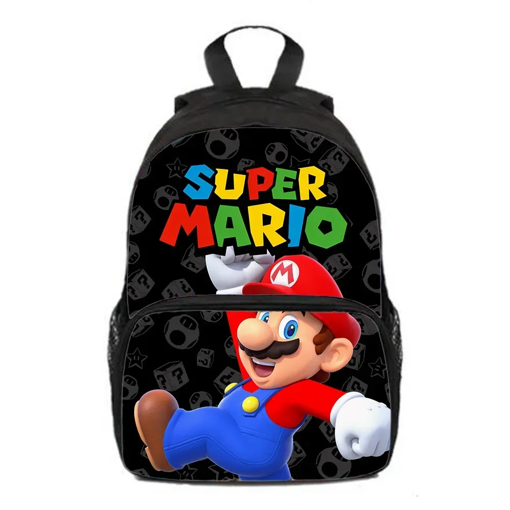 3D New Movie Super Mario Brothers School Bag Zaino Scuola Elementare Scuola Materna Mario Zaino