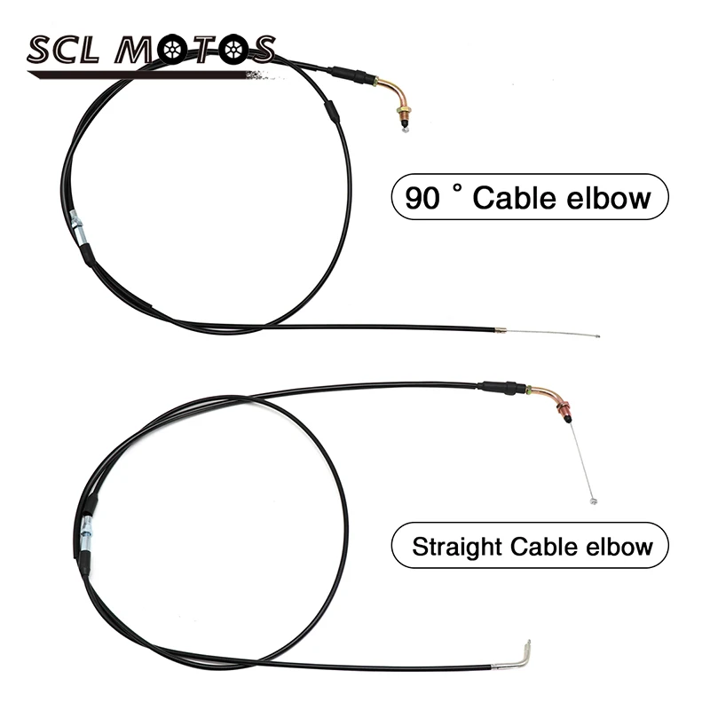 Scl Motos Moto Cavo Acceleratore Scooter Cavi Acceleratore Motore Gy6 50Cc 125Cc 150Cc 90 ° Cavo Acceleratore A Gomito Dritto