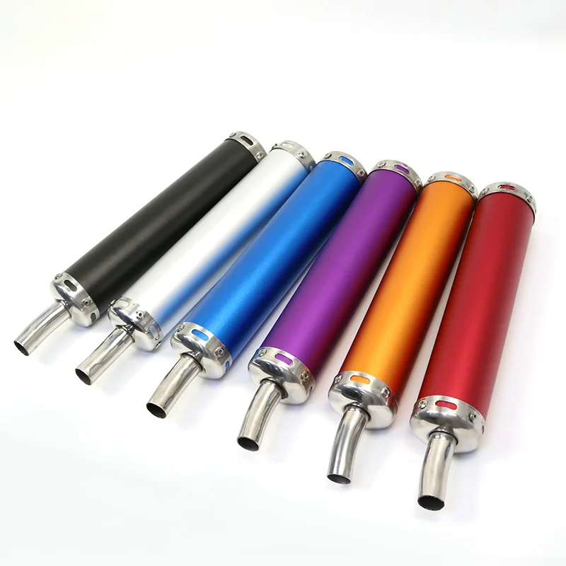 20Mm Ingresso 280Mm Silenziatore Di Scarico Moto Universale Silenziatore Per Atv Street Scooter Motocross Fuga Moto 50Cc 125Cc