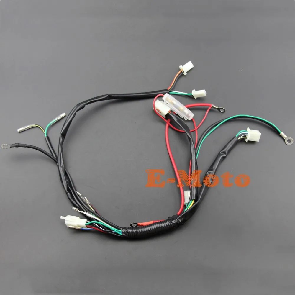 Cablaggio Telaio Dirt Pit Bike Per Avviamento Elettrico 50Cc 70Cc 90Cc 110Cc 125Cc Pro Trail Bike