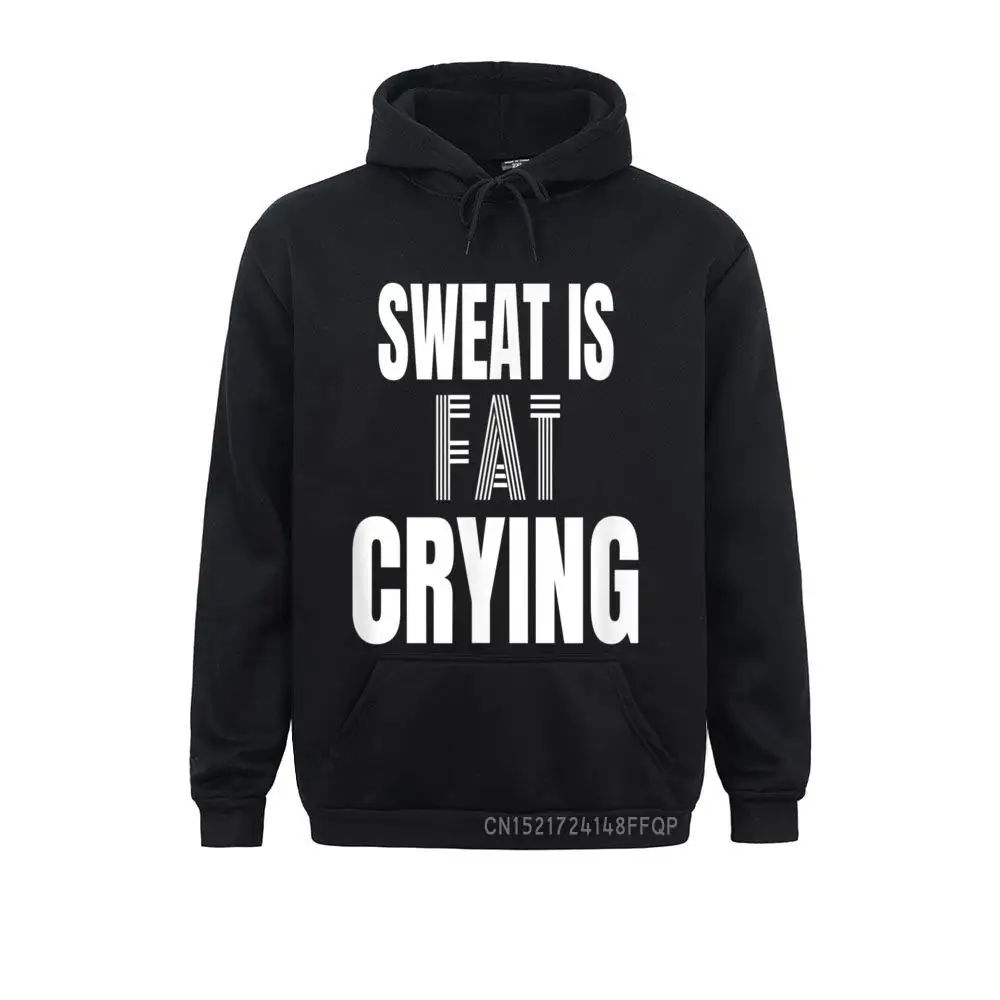 Divertente Pre Post Workout Sweat Is Fat Crying Pullover England Style Felpe Con Cappuccio A Maniche Lunghe Felpe Da Uomo Geek Cappe Designer